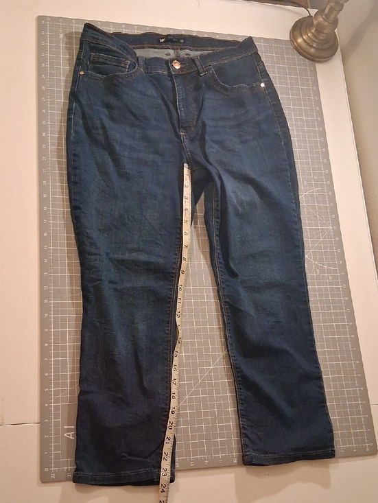 Lee Denim - Women’s Dark Blue Straight-Leg Stretch Jeans